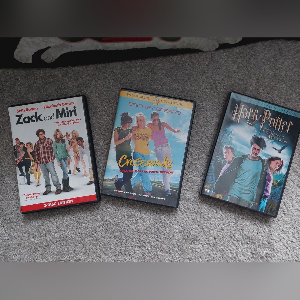 DVD Lot: Zack and Miri, Crossroads, Harry Potter